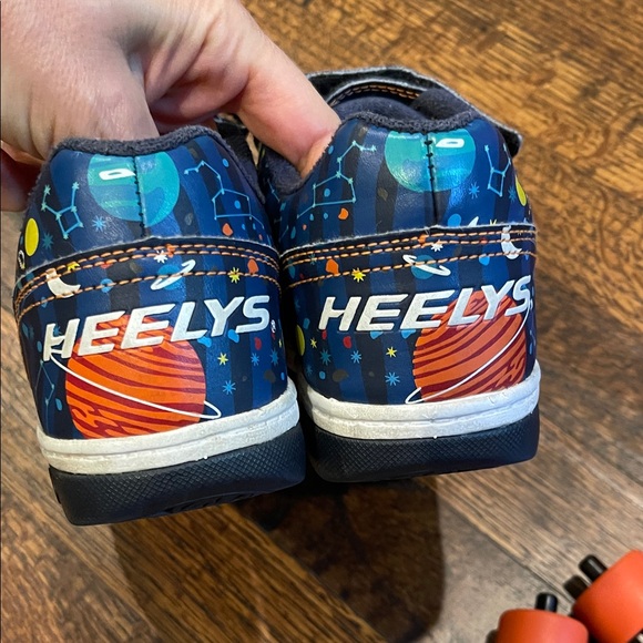 Heelys Kids Sneakers in Blue and Orange toddler 12 - Picture 5 of 7